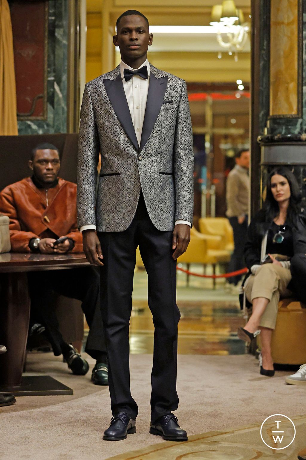 Fashion Week Milan Fall/Winter 2024 look 19 from the Billionaire collection menswear