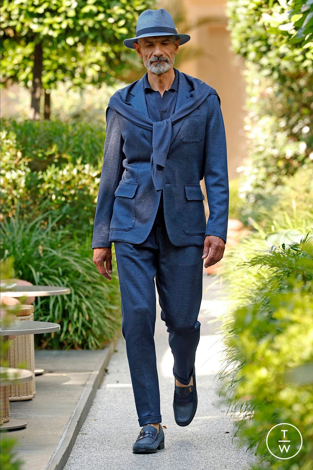 Fashion Week Milan Spring/Summer 2024 look 11 from the Billionaire collection menswear