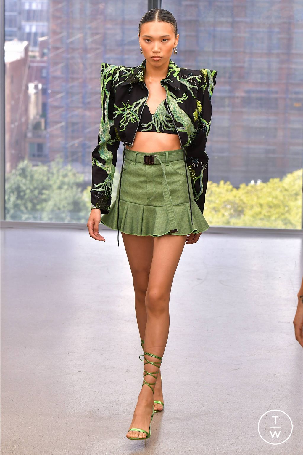 Fashion Week New York Spring/Summer 2024 look 2 de la collection Bishme Cromartie womenswear