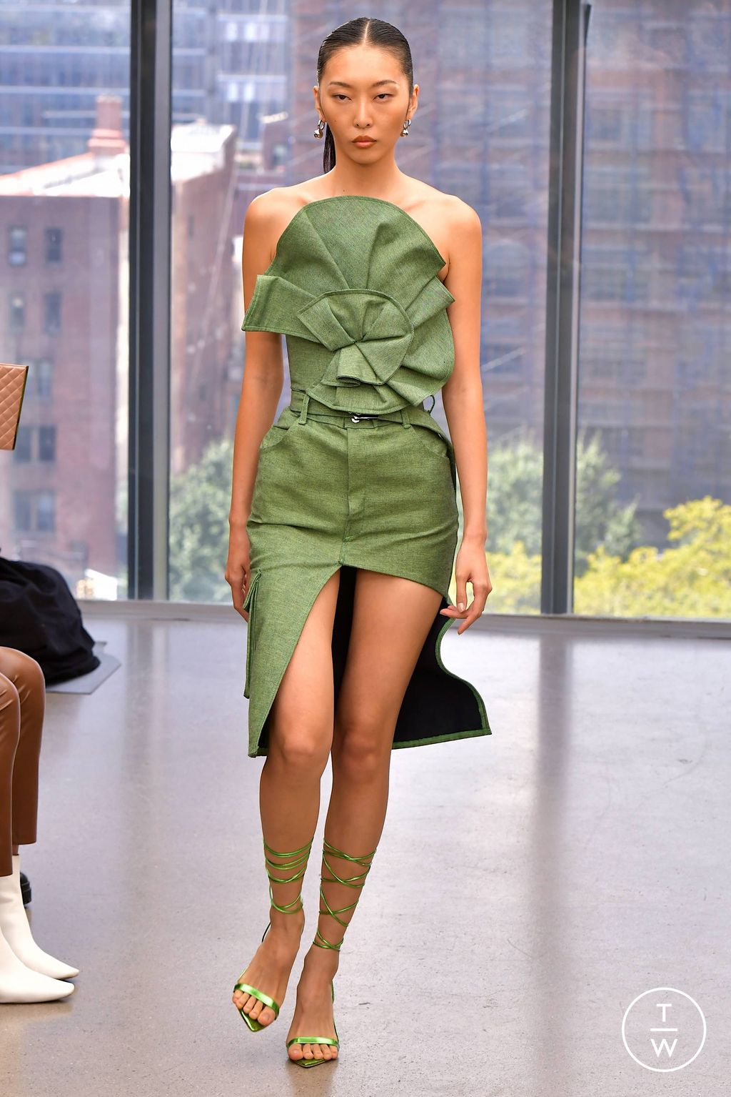 Fashion Week New York Spring/Summer 2024 look 3 de la collection Bishme Cromartie womenswear
