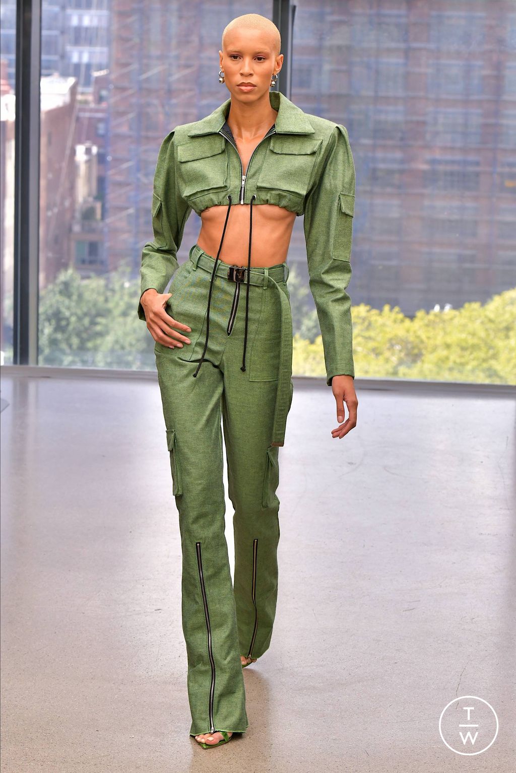 Fashion Week New York Spring/Summer 2024 look 4 from the Bishme Cromartie collection womenswear