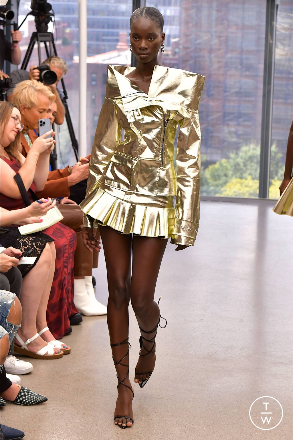 Fashion Week New York Spring/Summer 2024 look 13 from the Bishme Cromartie collection 女装