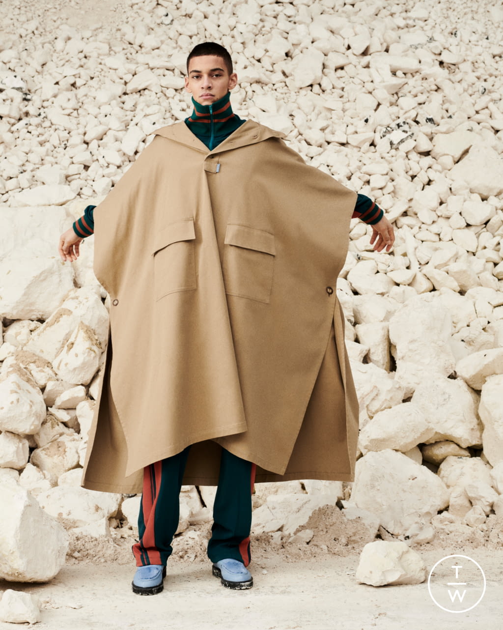 Fashion Week Paris Fall/Winter 2021 look 10 de la collection Bluemarble menswear