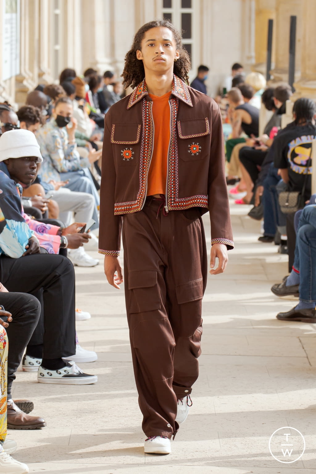 Fashion Week Paris Spring/Summer 2022 look 20 from the Bluemarble collection menswear