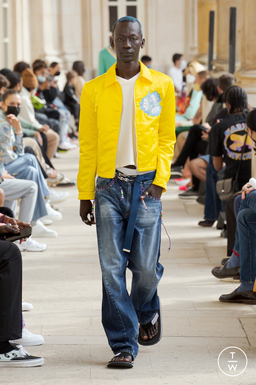 Fashion Week Paris Spring/Summer 2022 look 25 from the Bluemarble collection menswear