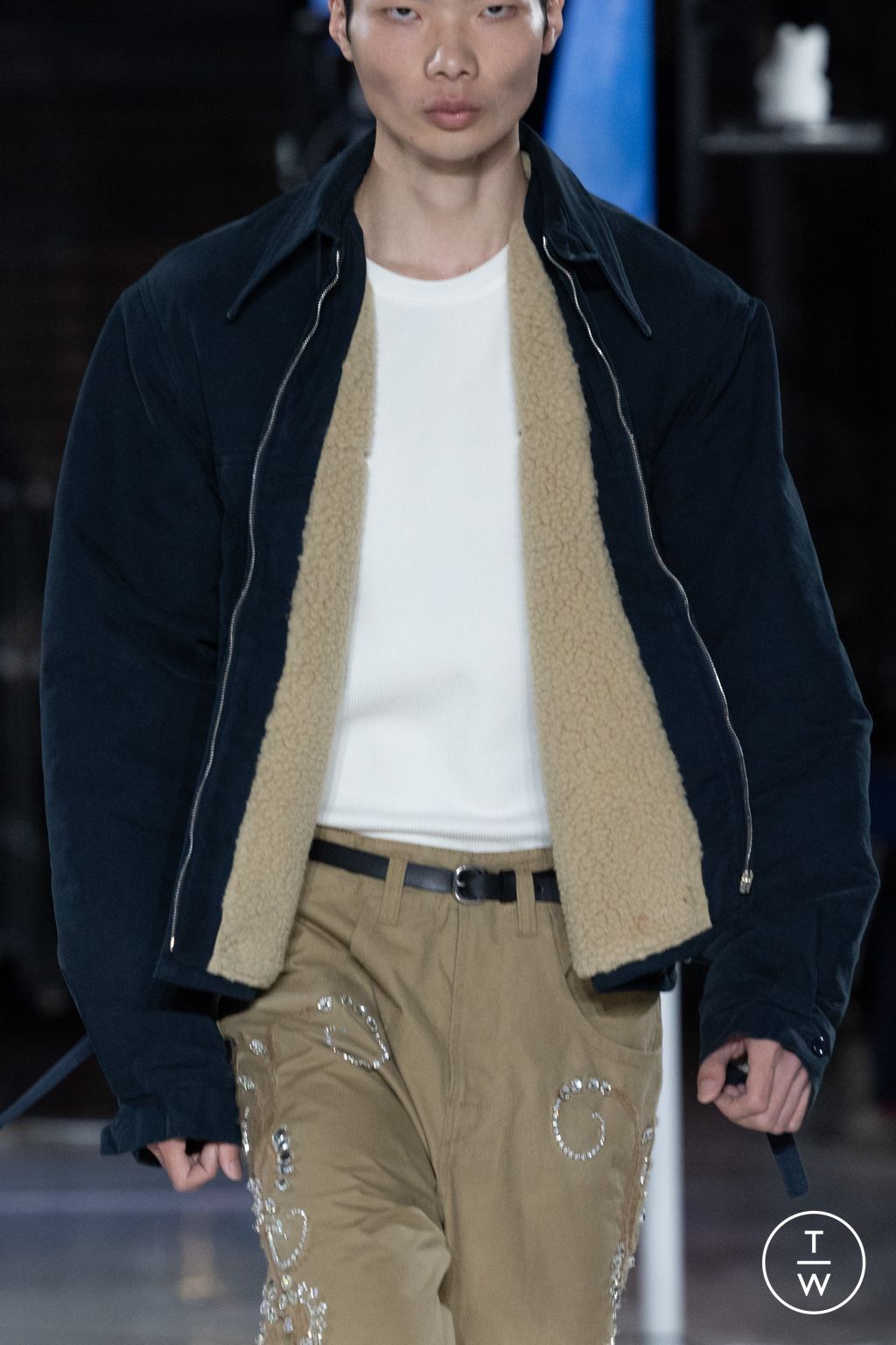 Fashion Week Paris Fall/Winter 2024 look 1 from the Bluemarble collection menswear accessories