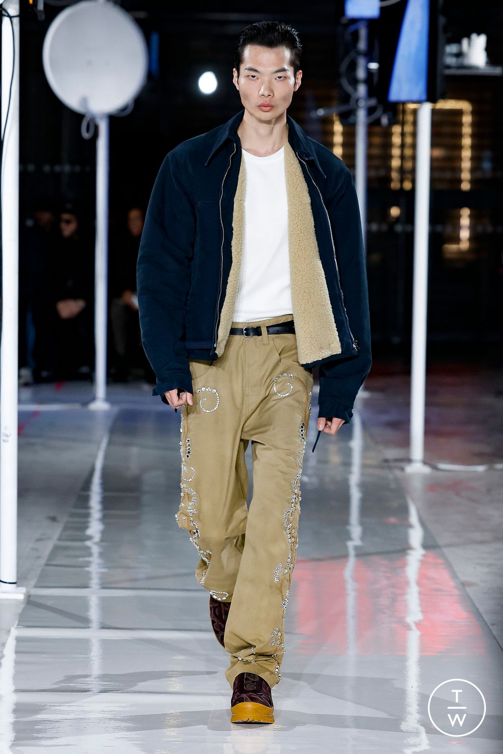 Fashion Week Paris Fall/Winter 2024 look 5 from the Bluemarble collection 男装