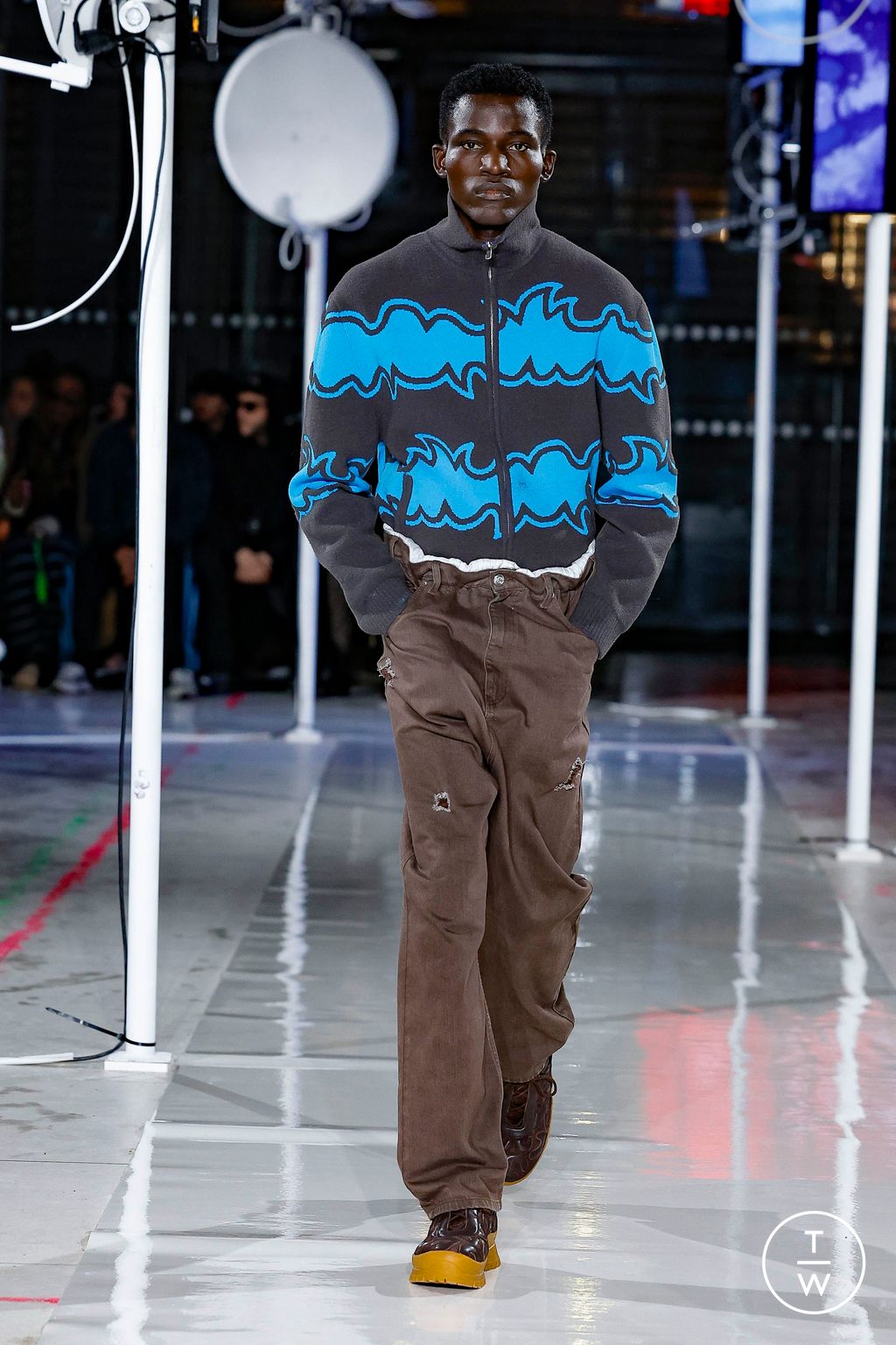 Fashion Week Paris Fall/Winter 2024 look 9 from the Bluemarble collection 男装