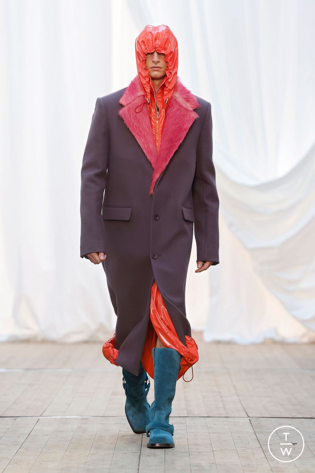 Fashion Week Paris Fall/Winter 2025 look 3 from the Bluemarble collection menswear