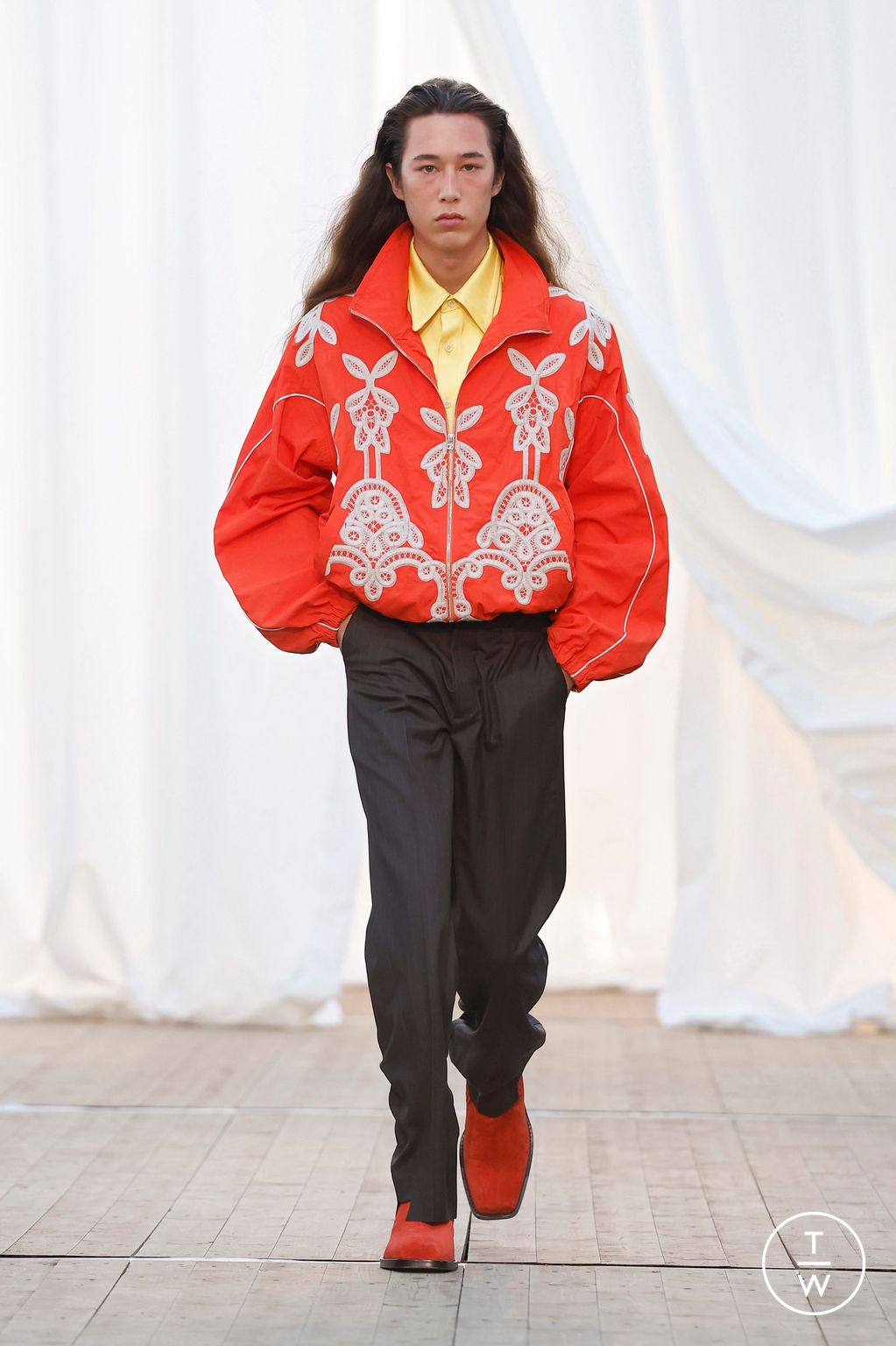 Fashion Week Paris Fall/Winter 2025 look 23 from the Bluemarble collection menswear