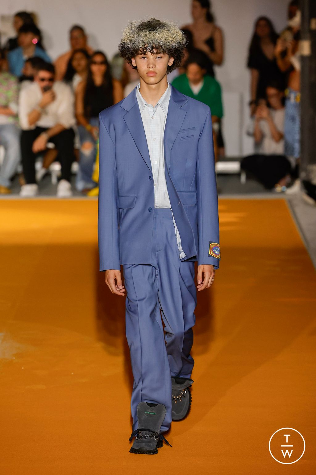 Fashion Week Paris Spring/Summer 2024 look 1 from the Bluemarble collection menswear
