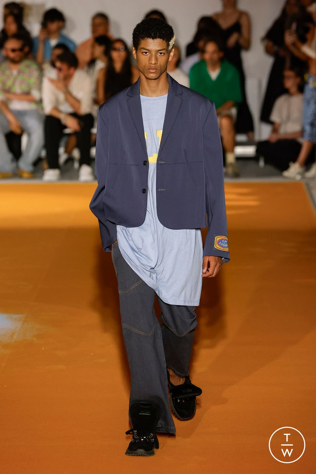 Fashion Week Paris Spring/Summer 2024 look 5 de la collection Bluemarble menswear