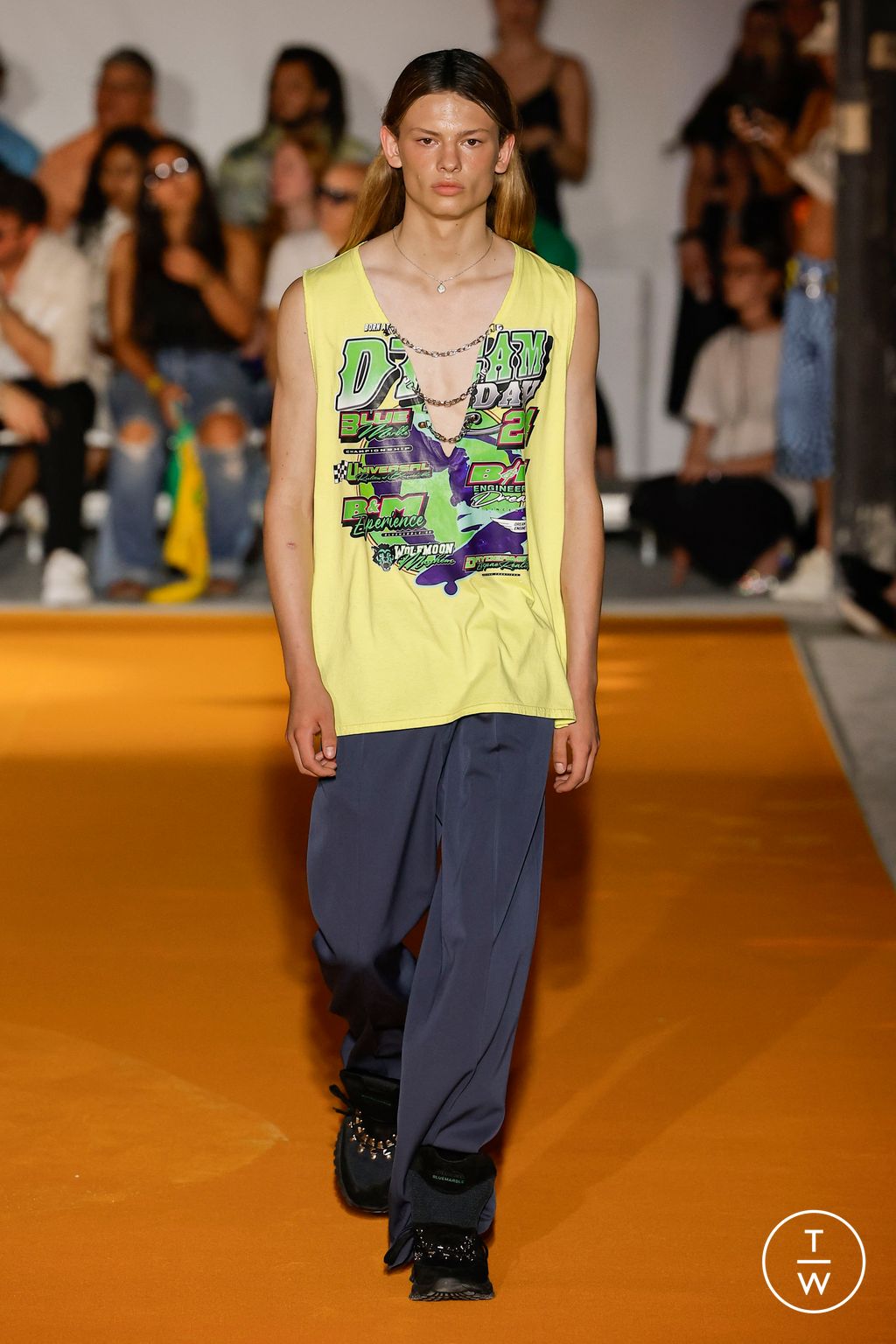 Fashion Week Paris Spring/Summer 2024 look 6 from the Bluemarble collection menswear