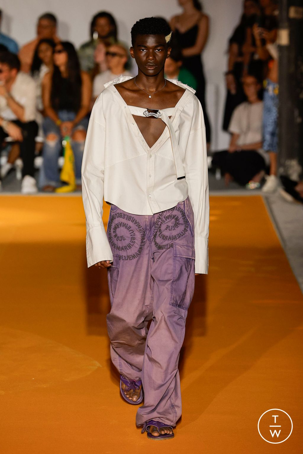 Fashion Week Paris Spring/Summer 2024 look 7 de la collection Bluemarble menswear