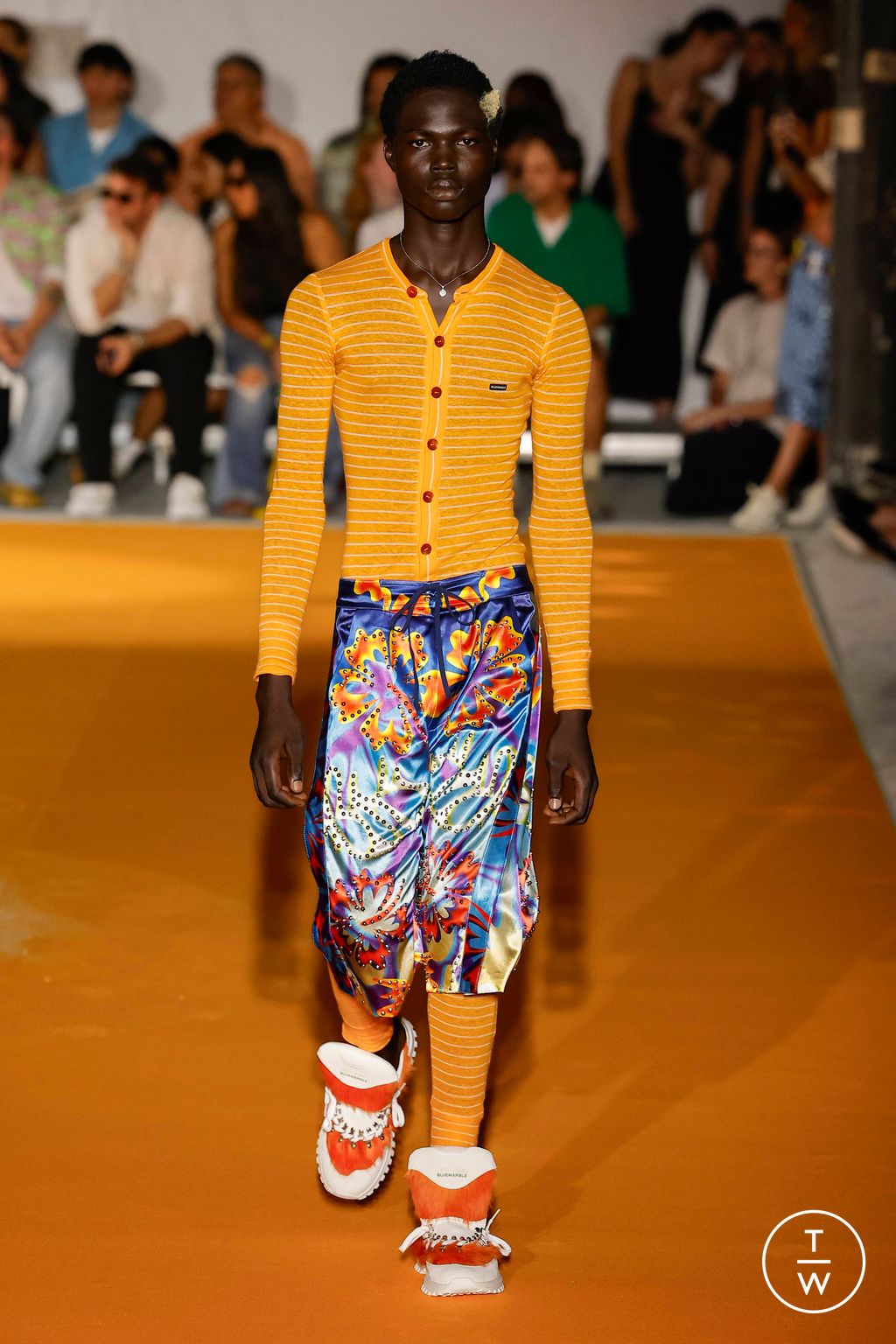 Fashion Week Paris Spring/Summer 2024 look 11 de la collection Bluemarble menswear