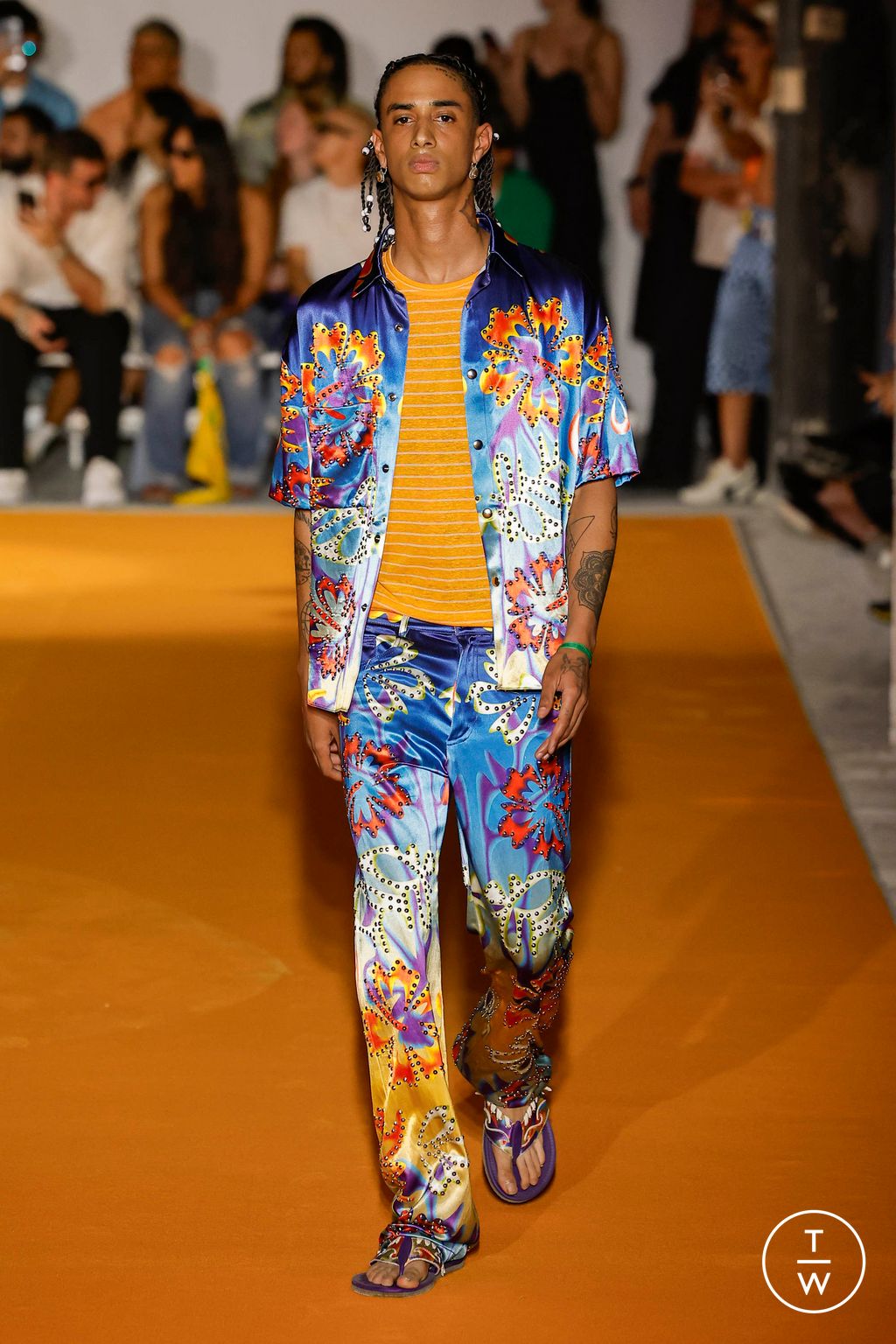 Fashion Week Paris Spring/Summer 2024 look 12 from the Bluemarble collection menswear