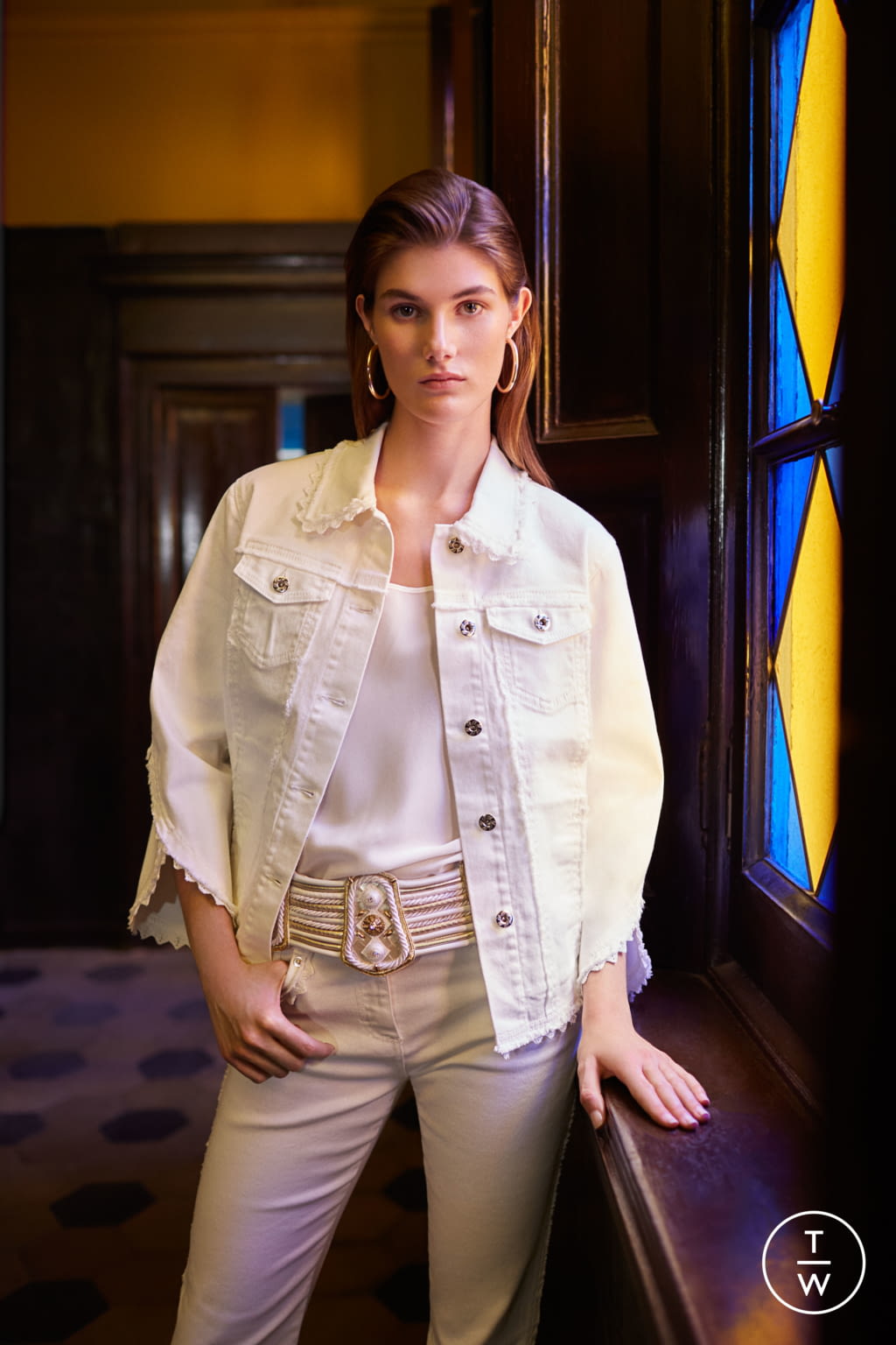 Fashion Week Milan Resort 2019 look 12 de la collection Blumarine womenswear