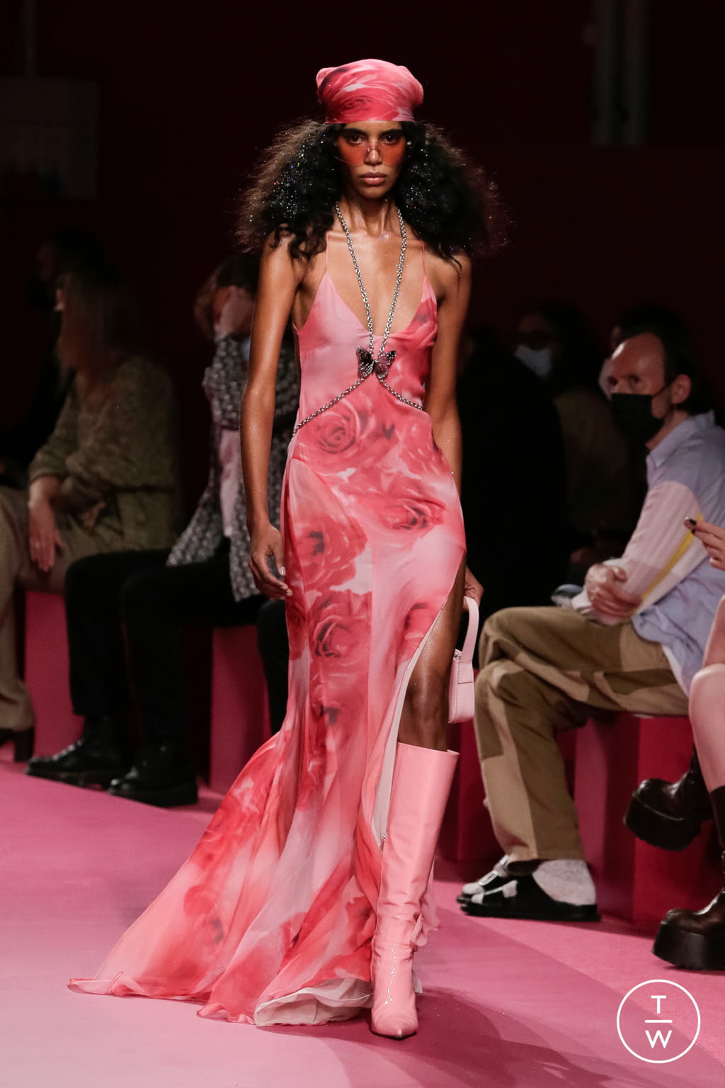 Fashion Week Milan Spring/Summer 2022 look 14 from the Blumarine collection womenswear