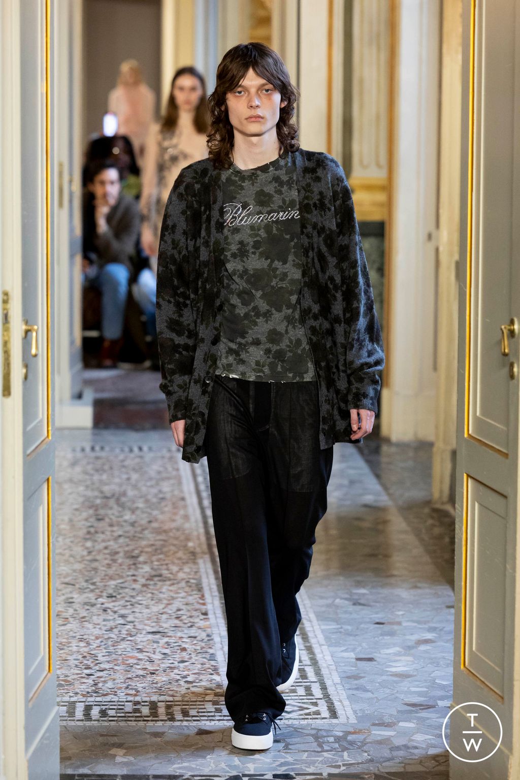 Fashion Week Milan Fall/Winter 2024 look 5 from the Blumarine collection womenswear