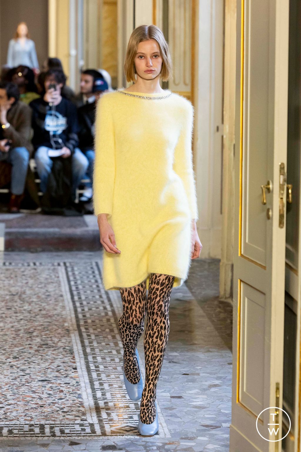 Fashion Week Milan Fall/Winter 2024 look 9 de la collection Blumarine womenswear