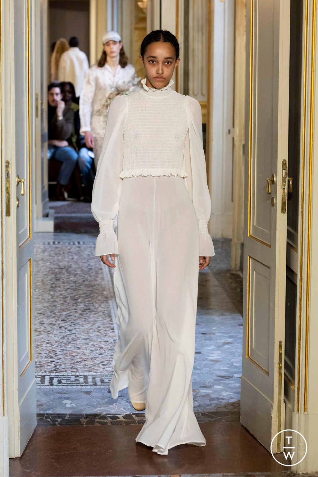 Fashion Week Milan Fall/Winter 2024 look 41 from the Blumarine collection womenswear