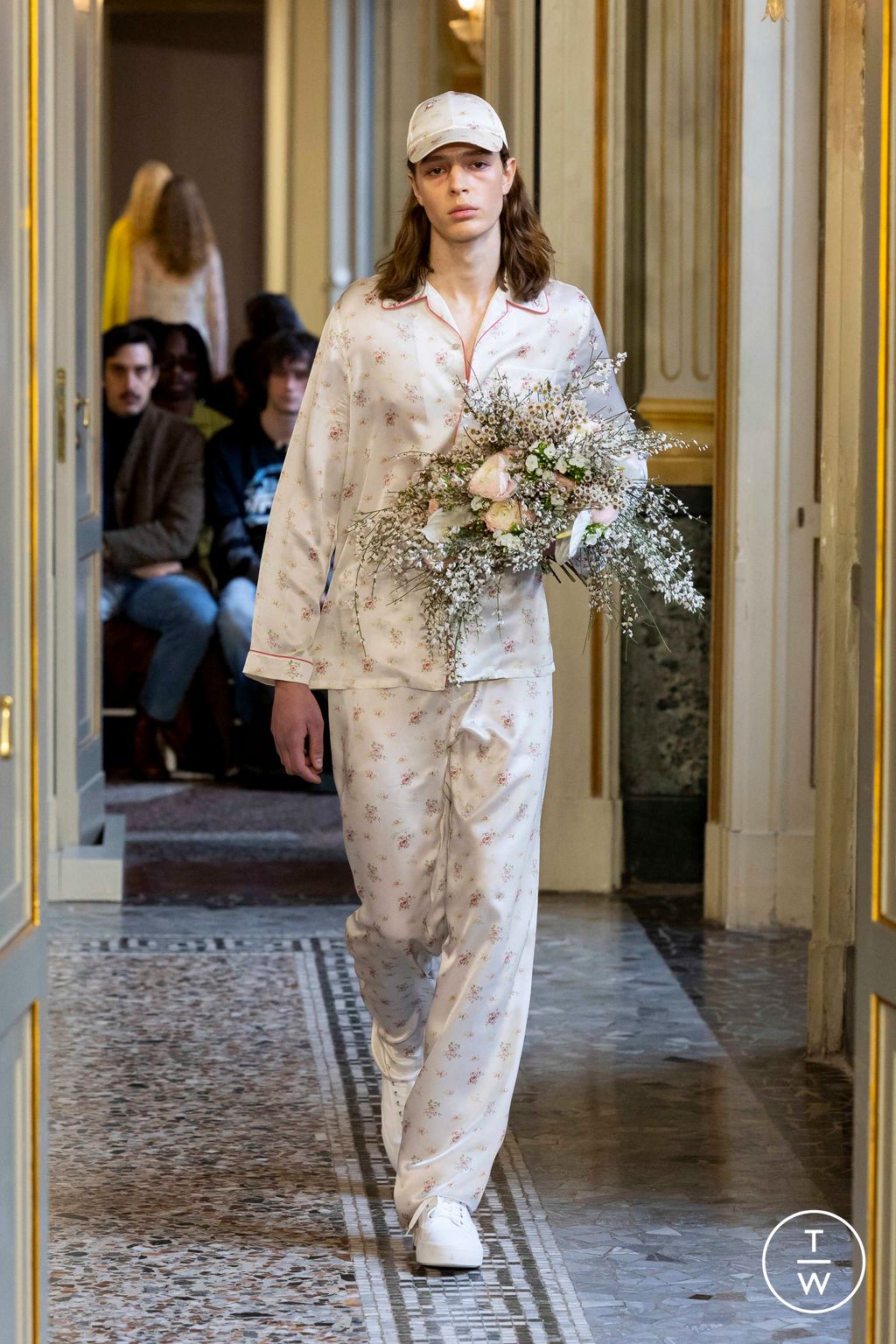 Fashion Week Milan Fall/Winter 2024 look 42 from the Blumarine collection womenswear