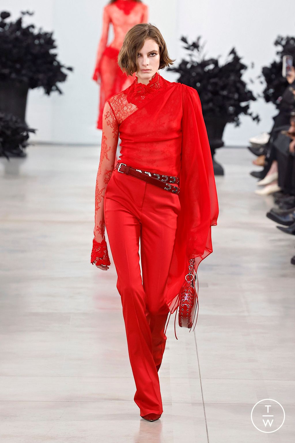 Fashion Week Milan Fall/Winter 2025 look 9 from the Blumarine collection womenswear