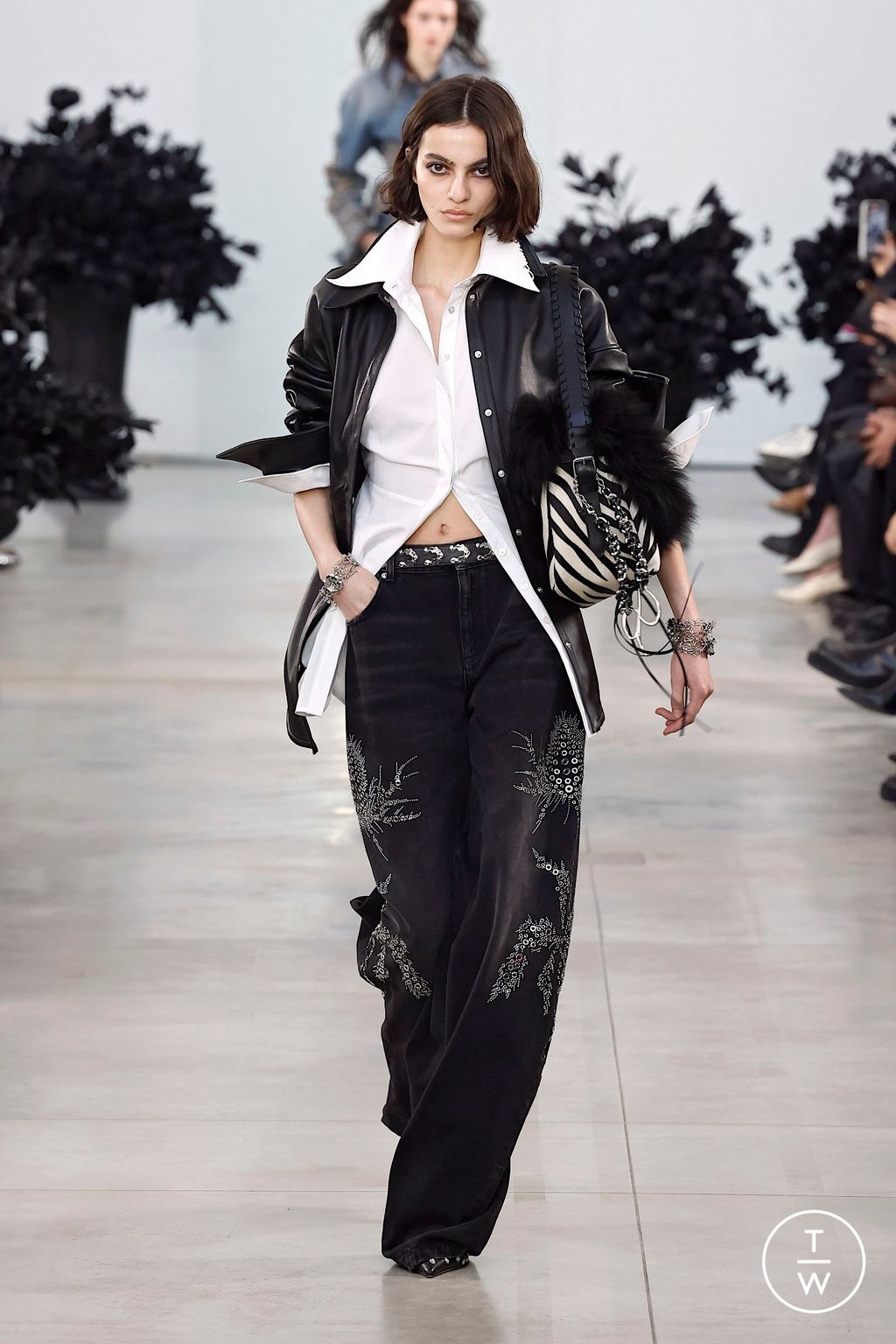 Fashion Week Milan Fall/Winter 2025 look 13 from the Blumarine collection womenswear