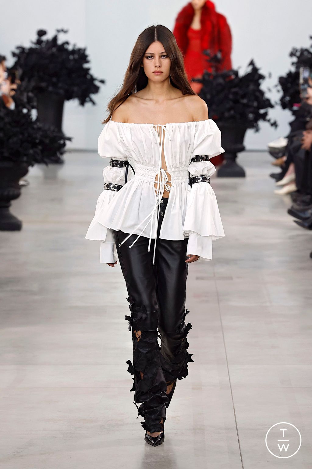 Fashion Week Milan Fall/Winter 2025 look 19 from the Blumarine collection womenswear