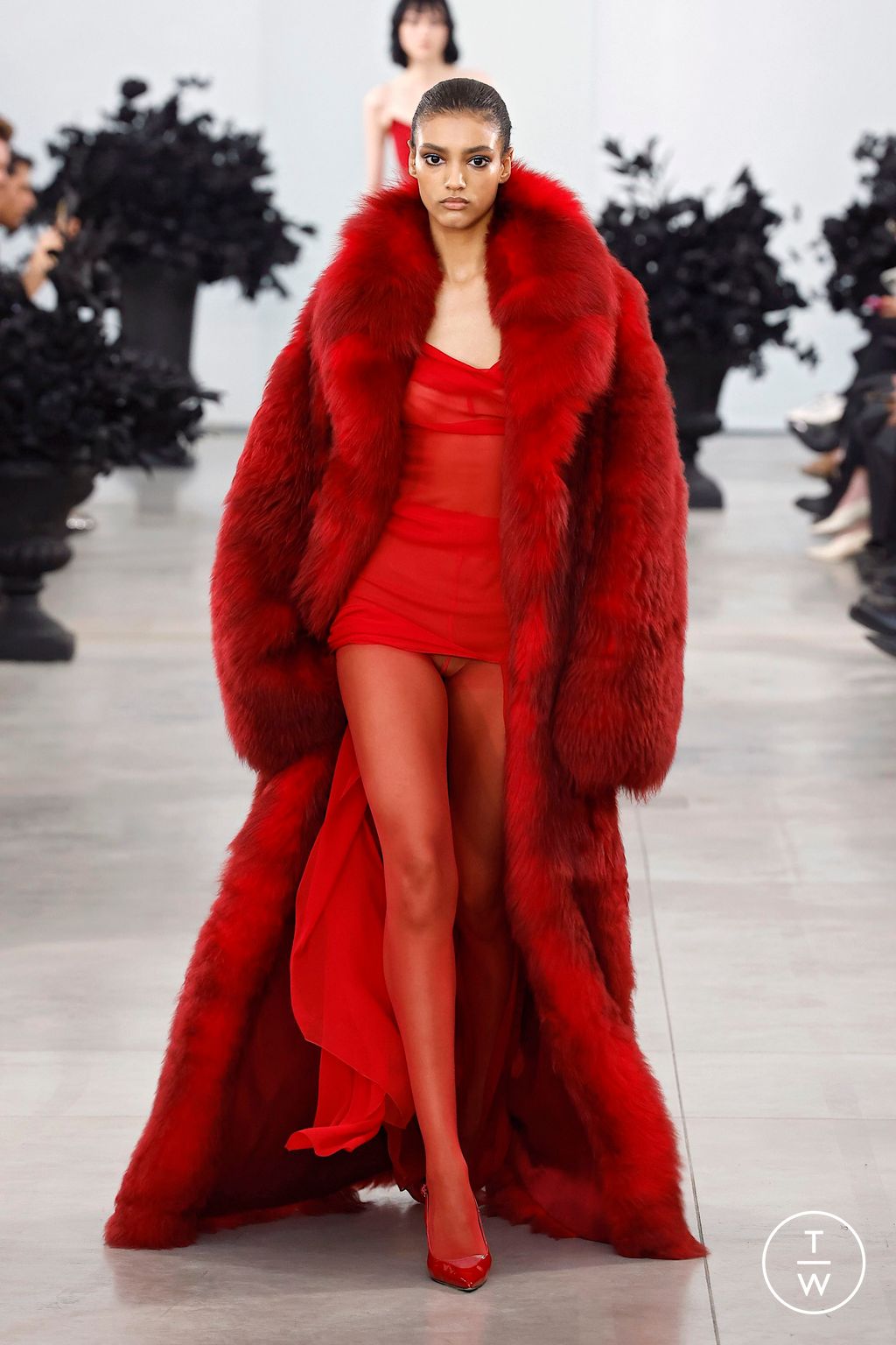 Fashion Week Milan Fall/Winter 2025 look 20 from the Blumarine collection womenswear