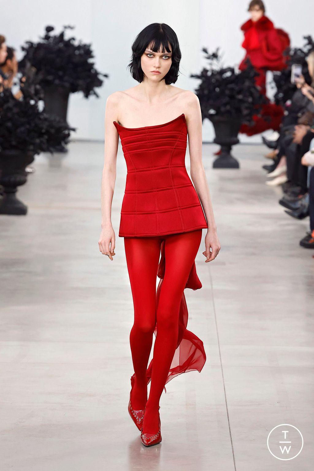 Fashion Week Milan Fall/Winter 2025 look 21 from the Blumarine collection womenswear