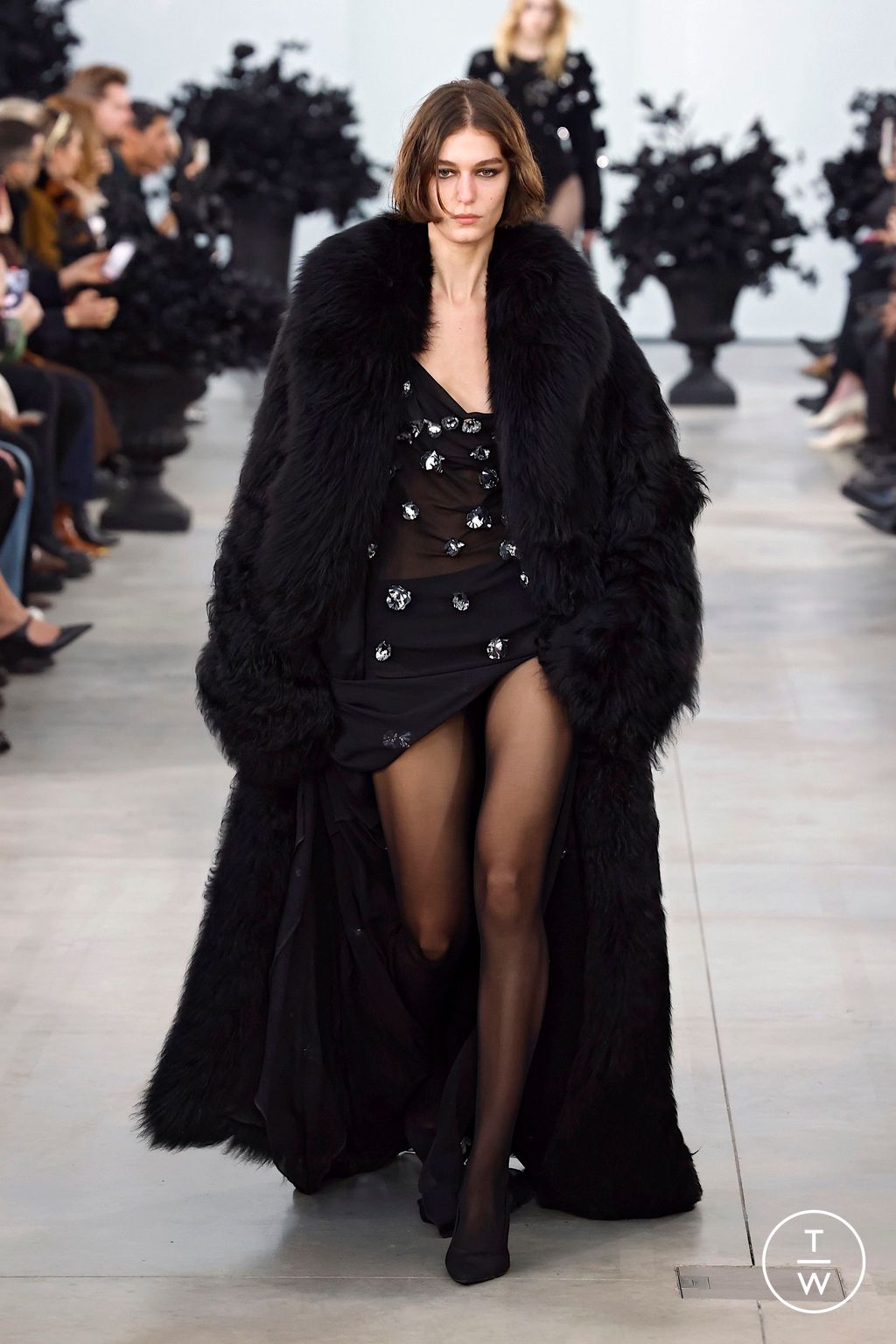 Fashion Week Milan Fall/Winter 2025 look 37 from the Blumarine collection womenswear