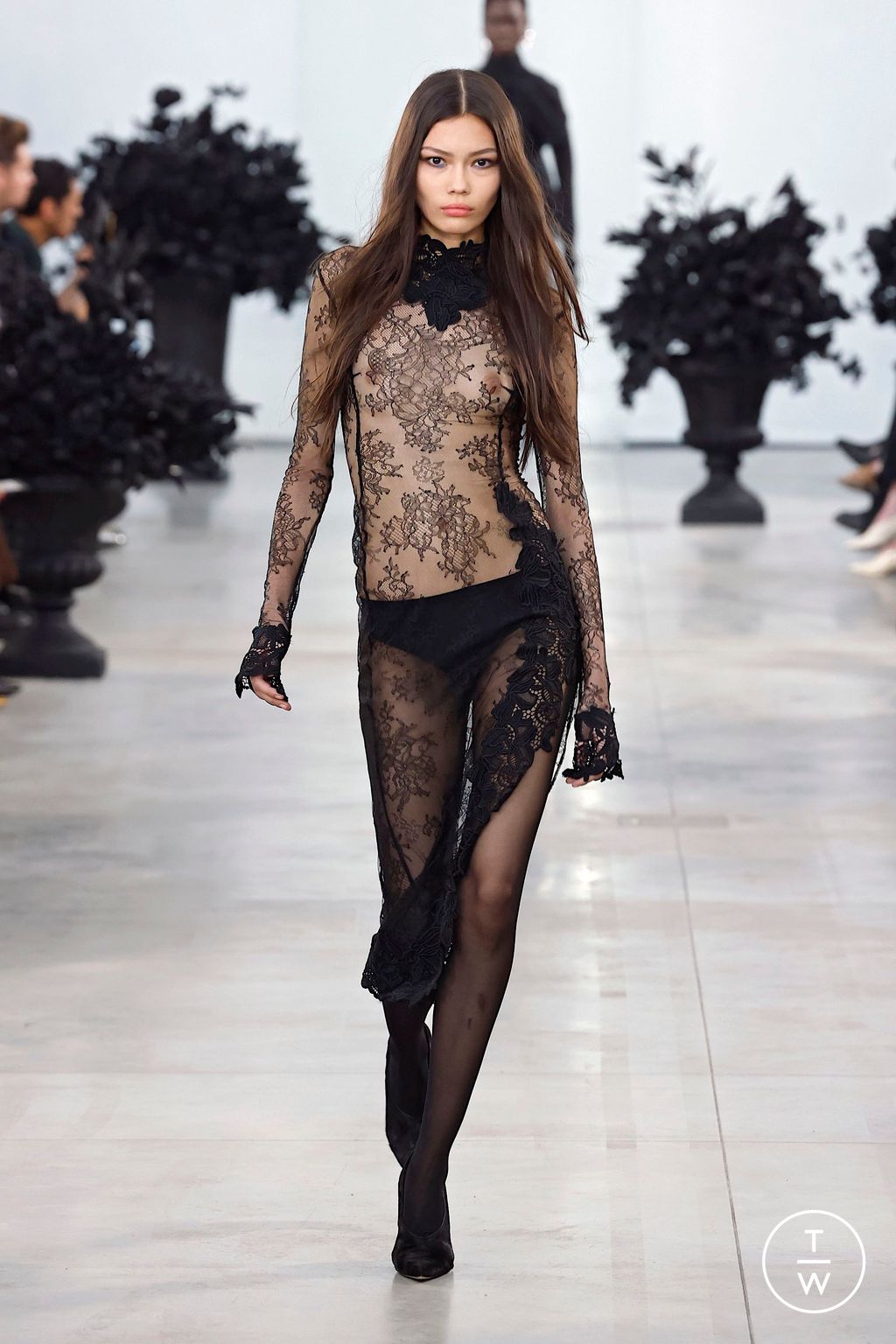 Fashion Week Milan Fall/Winter 2025 look 39 from the Blumarine collection womenswear