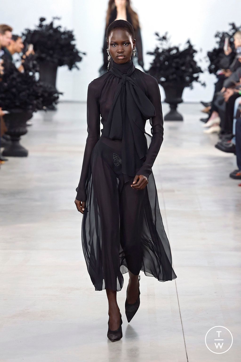 Fashion Week Milan Fall/Winter 2025 look 40 from the Blumarine collection womenswear