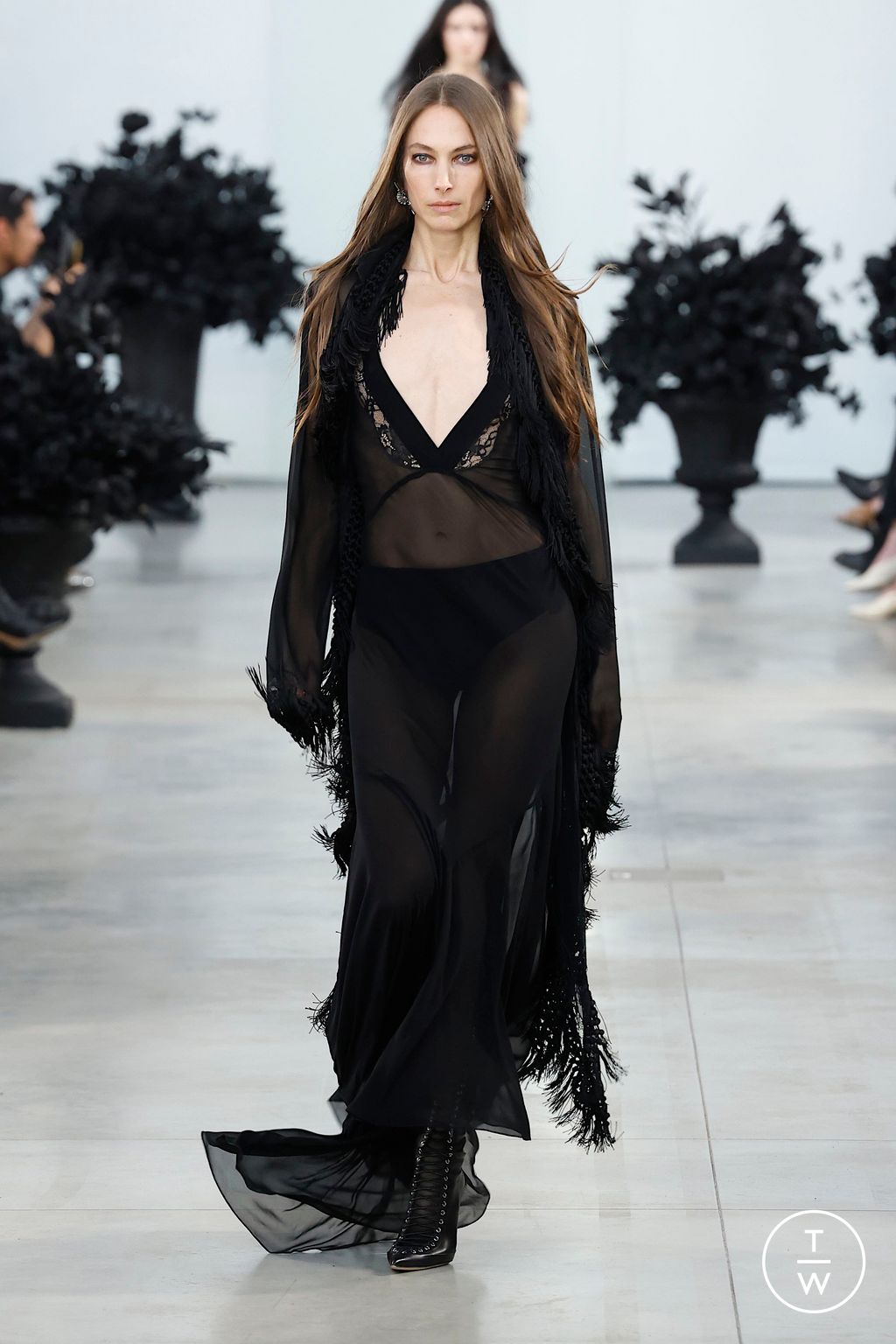 Fashion Week Milan Fall/Winter 2025 look 41 from the Blumarine collection womenswear