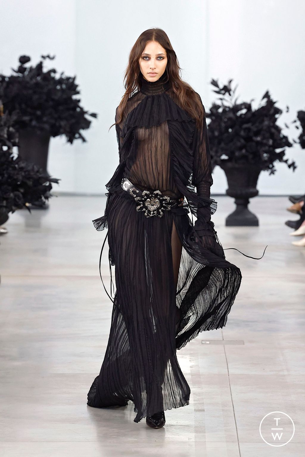 Fashion Week Milan Fall/Winter 2025 look 50 from the Blumarine collection womenswear