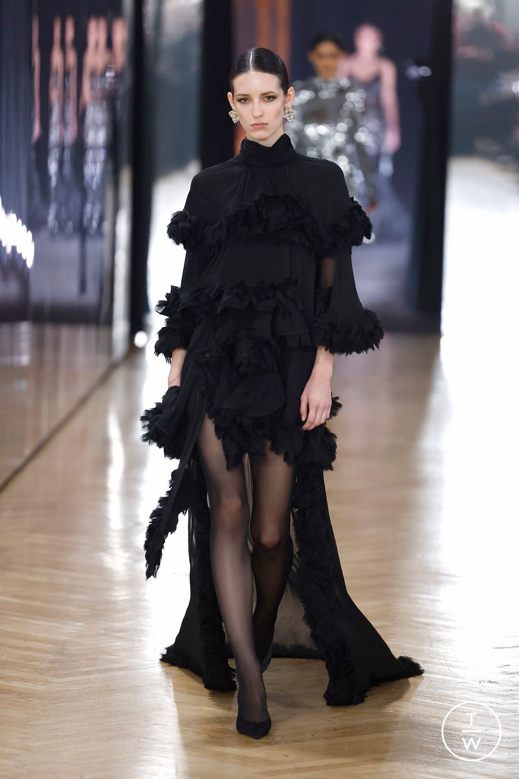 Fashion Week Milan Fall/Winter 2026 look 15 from the Blumarine collection womenswear