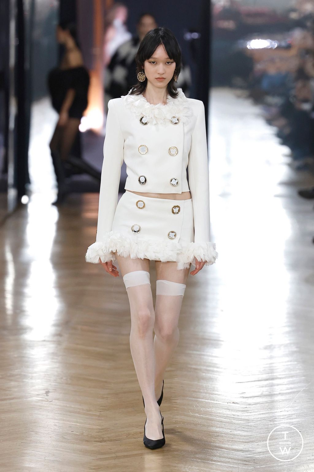 Fashion Week Milan Fall/Winter 2026 look 37 from the Blumarine collection womenswear