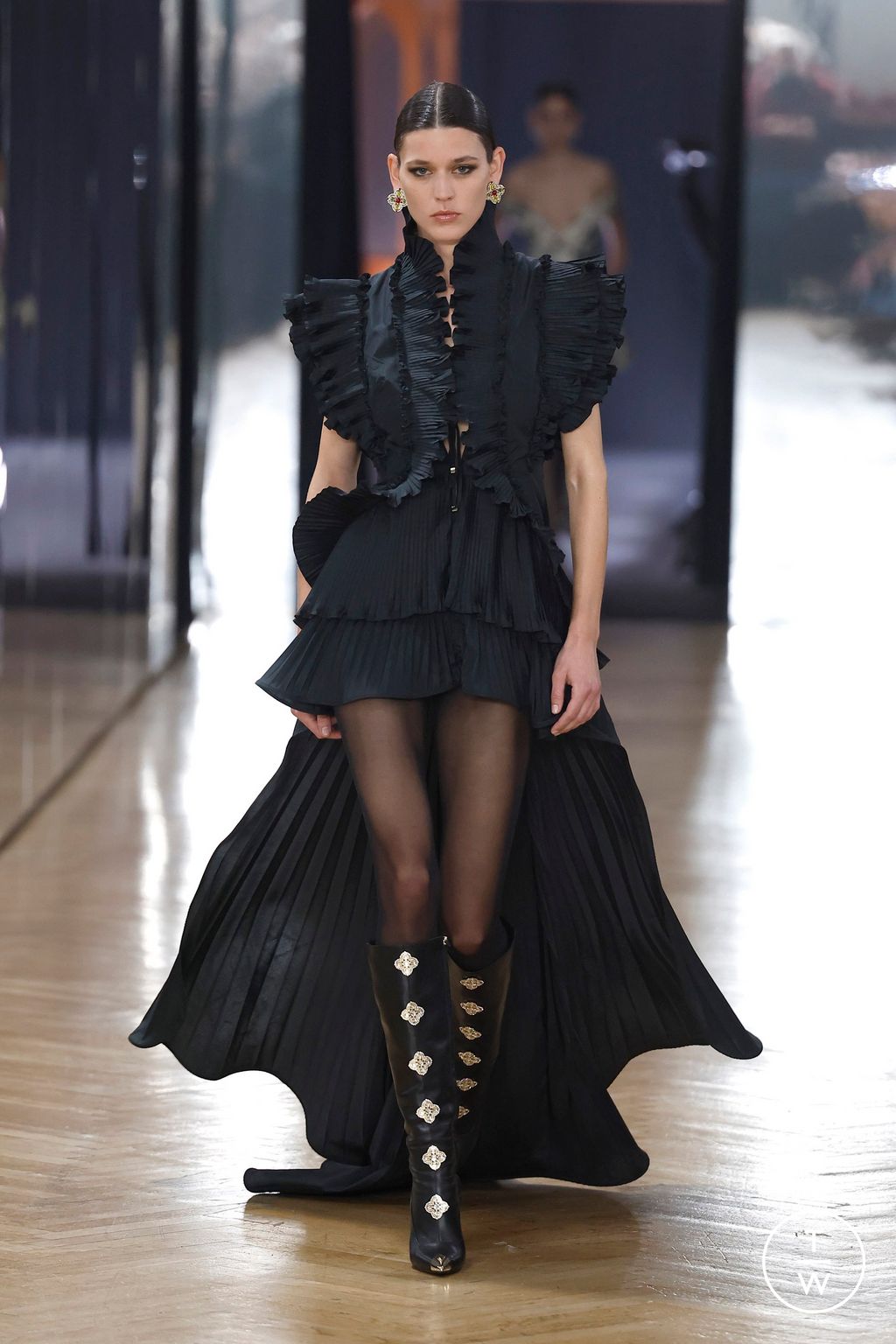 Fashion Week Milan Fall/Winter 2026 look 43 from the Blumarine collection womenswear