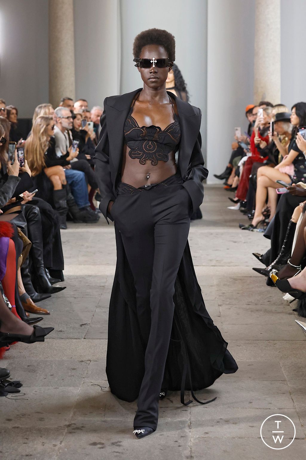 Fashion Week Milan Spring/Summer 2026 look 7 from the Blumarine collection 女装