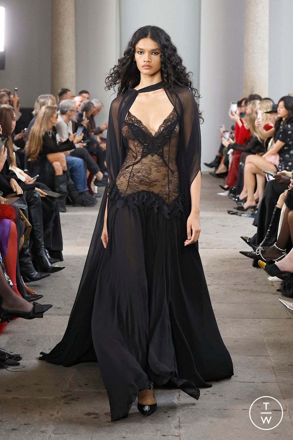 Fashion Week Milan Spring/Summer 2026 look 9 from the Blumarine collection womenswear