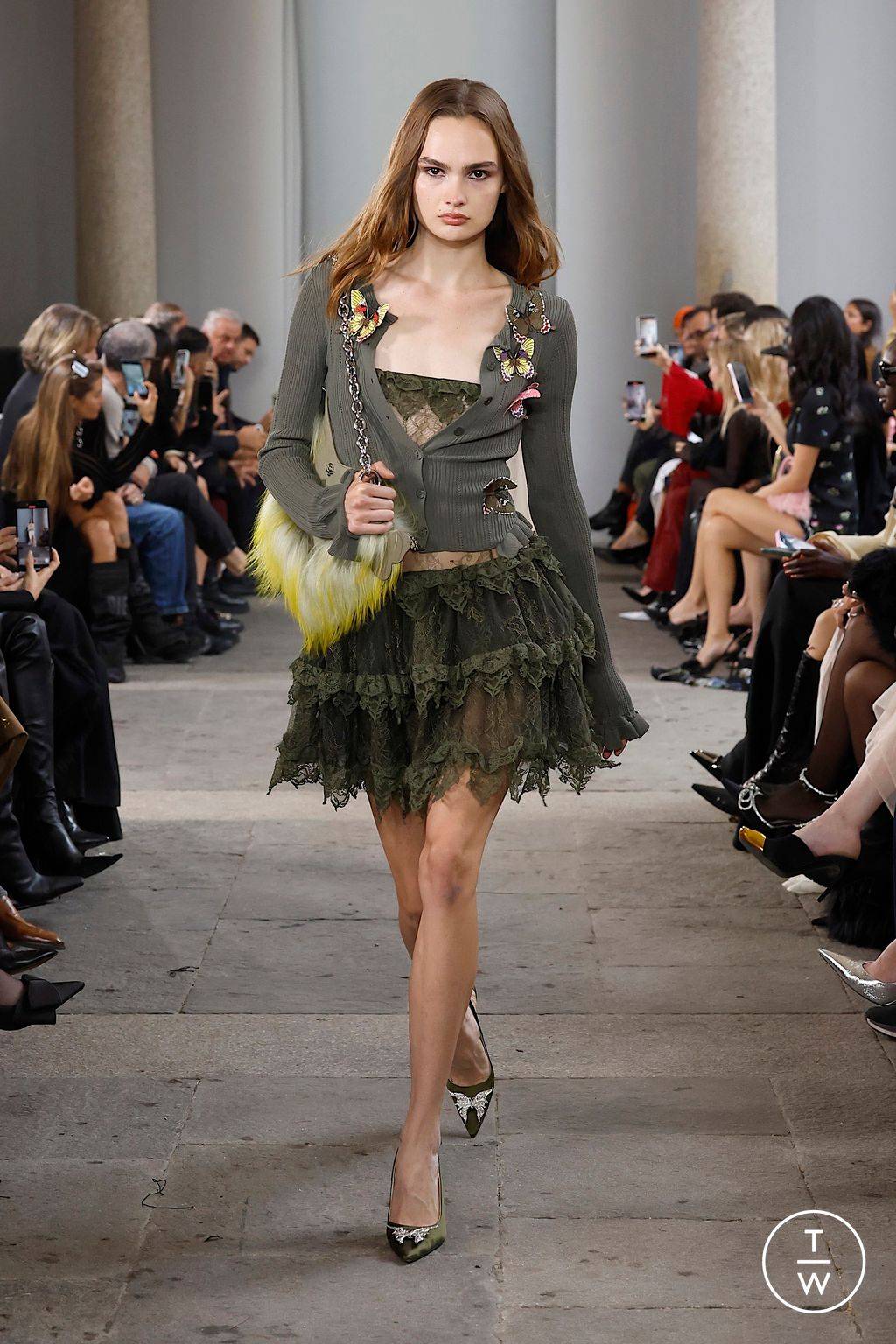 Fashion Week Milan Spring/Summer 2026 look 17 from the Blumarine collection womenswear