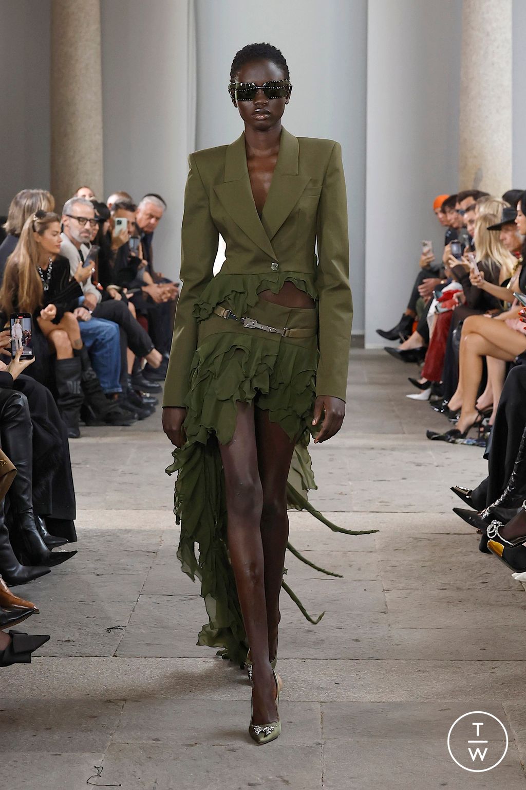 Fashion Week Milan Spring/Summer 2026 look 18 from the Blumarine collection womenswear