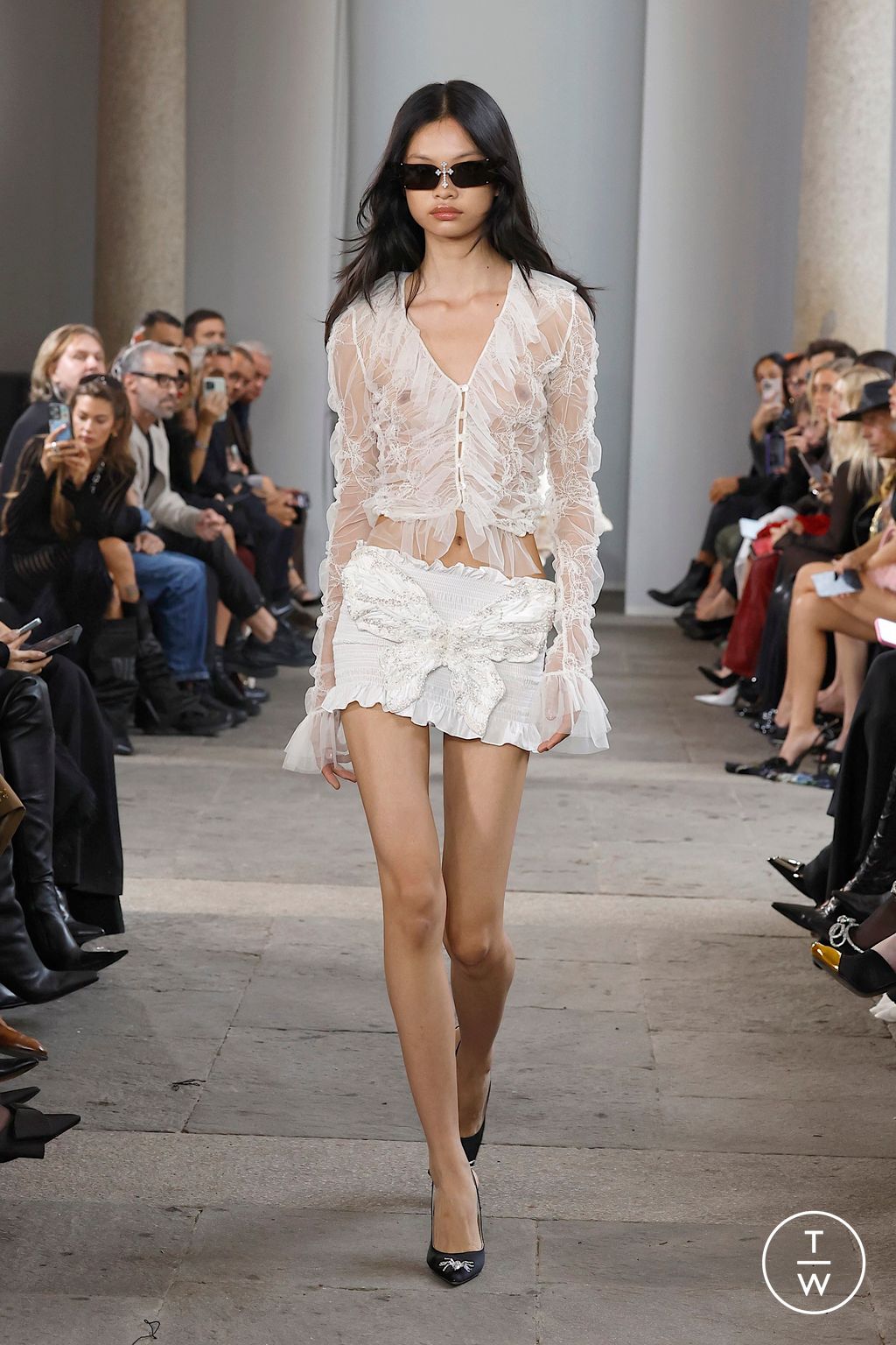 Fashion Week Milan Spring/Summer 2026 look 28 from the Blumarine collection 女装