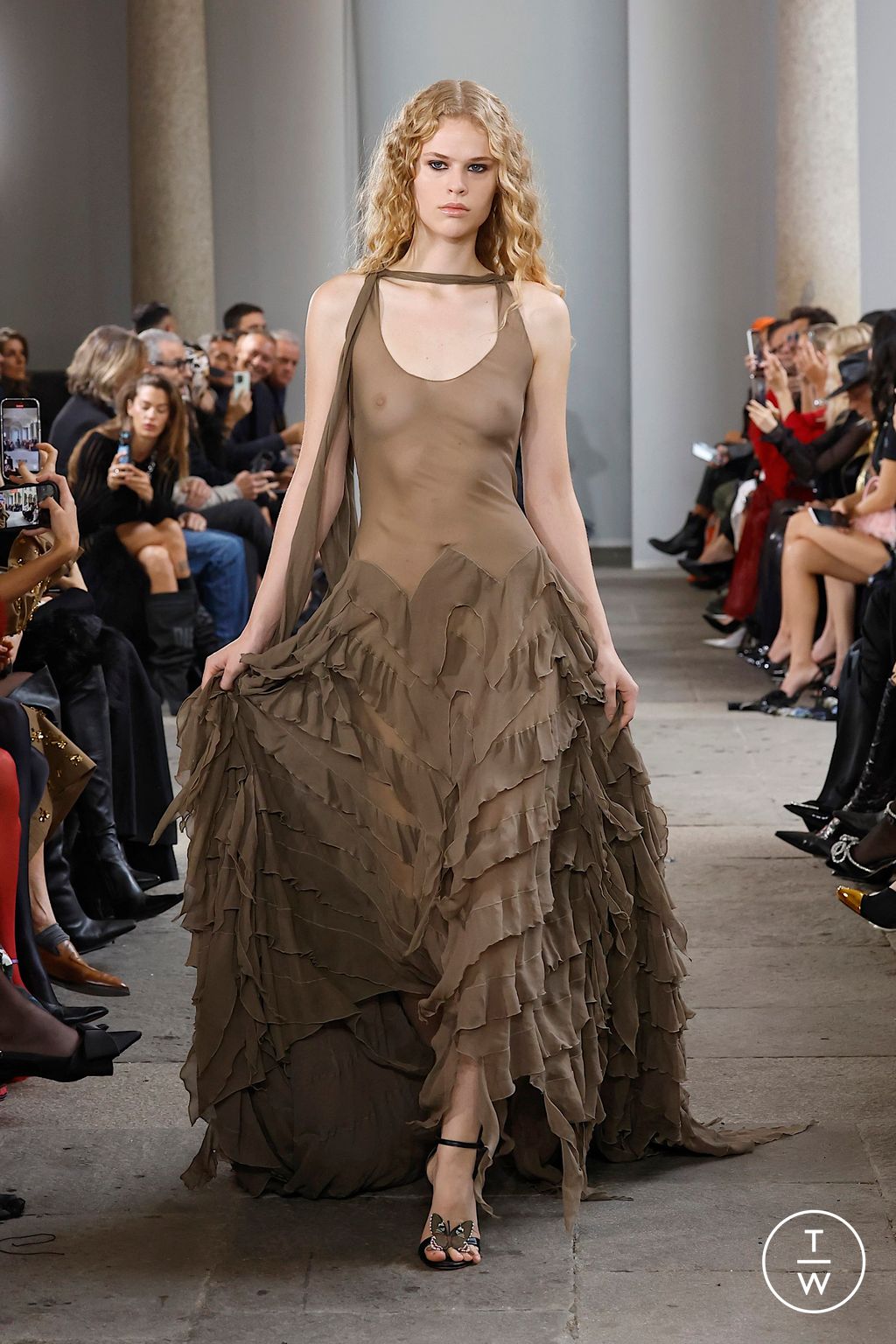 Fashion Week Milan Spring/Summer 2026 look 43 from the Blumarine collection womenswear