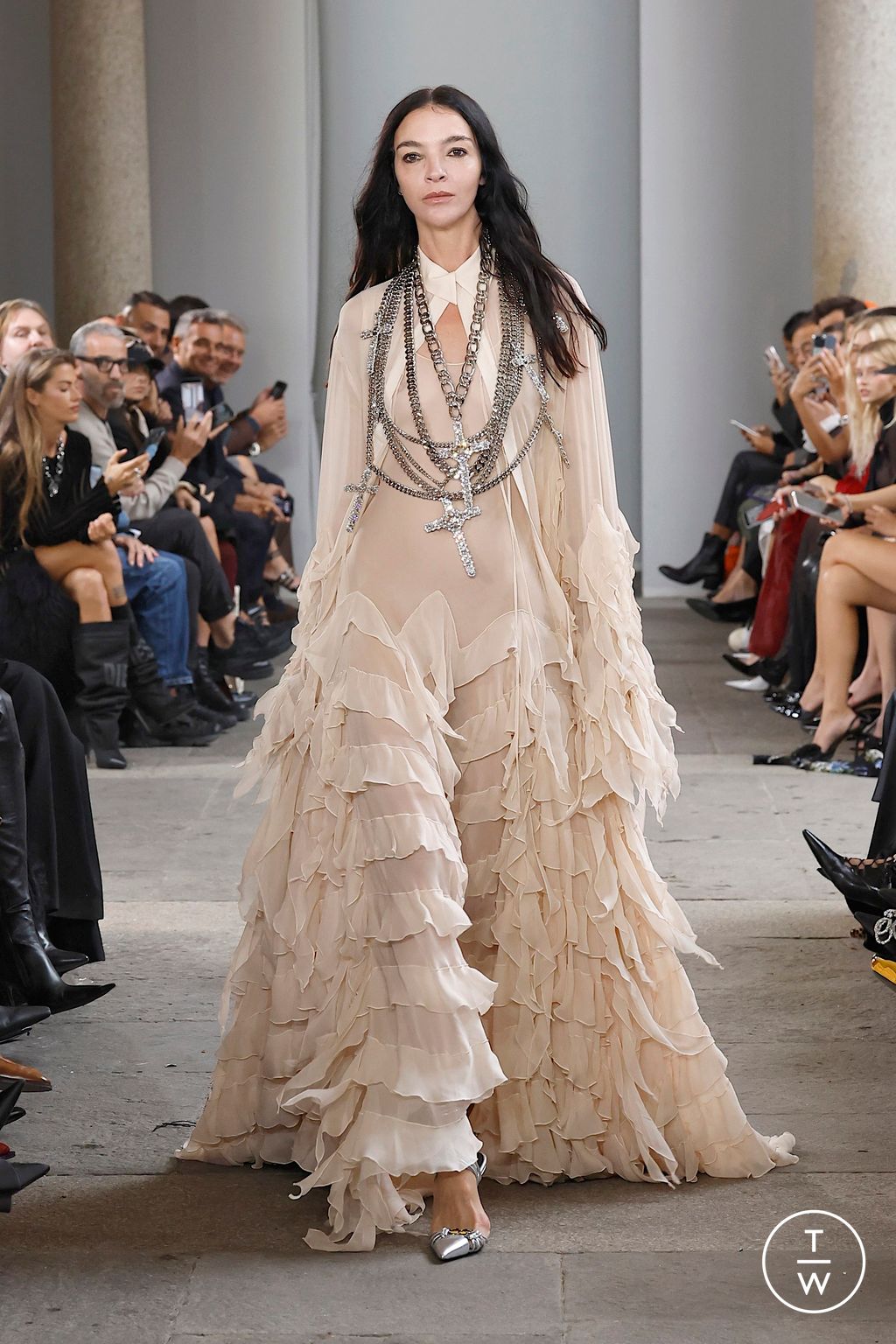 Fashion Week Milan Spring/Summer 2026 look 47 from the Blumarine collection womenswear