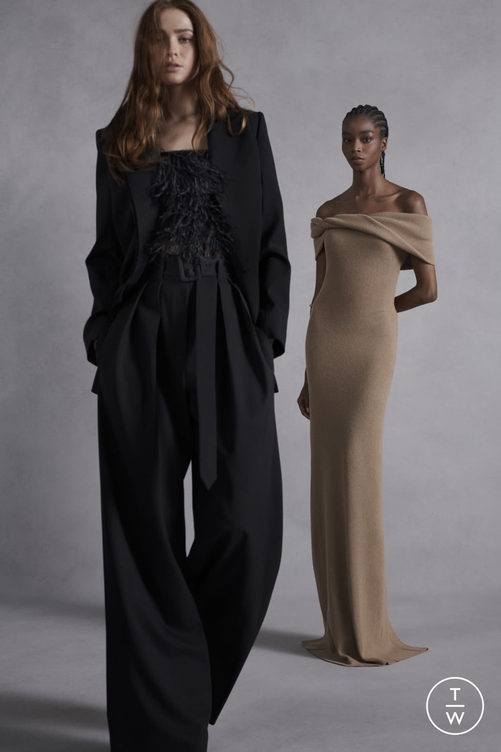 Fashion Week New York Pre-Fall 2022 look 11 from the Brandon Maxwell collection womenswear