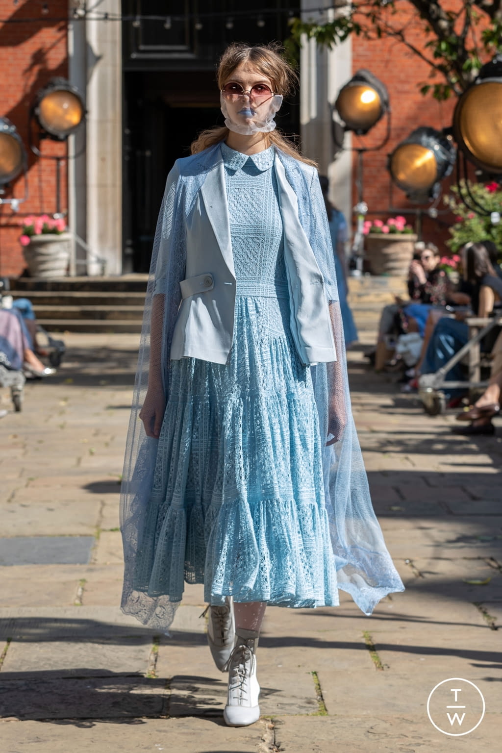 Fashion Week London Spring/Summer 2021 look 11 from the Bora Aksu collection womenswear