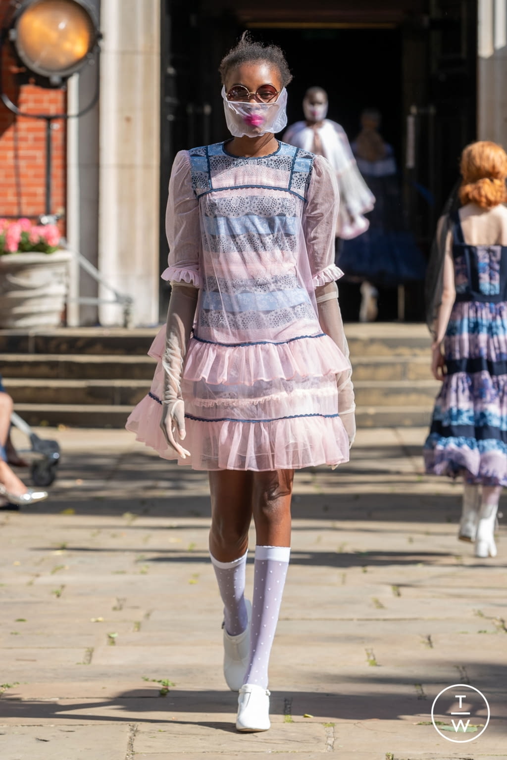 Fashion Week London Spring/Summer 2021 look 20 from the Bora Aksu collection womenswear