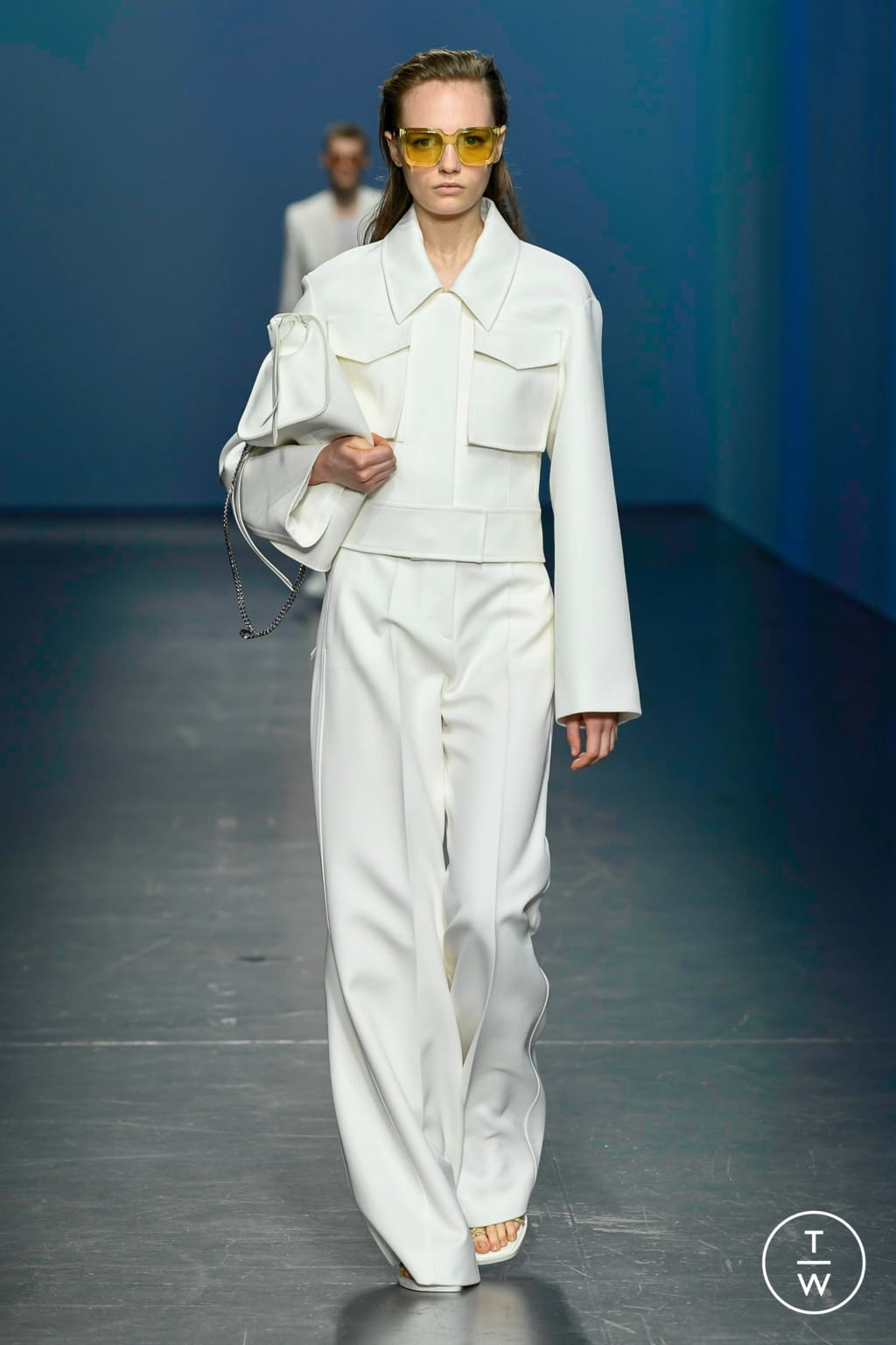 Fashion Week Milan Spring/Summer 2020 look 1 from the Boss collection womenswear